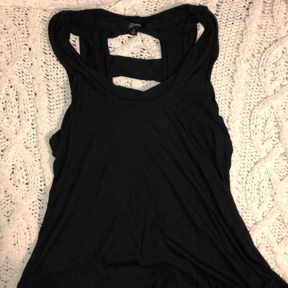 Black GUESS tank top